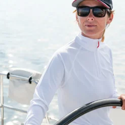 Women’s UV Tec Zip Tee – Long Sleeve|Gill Marine Cheap